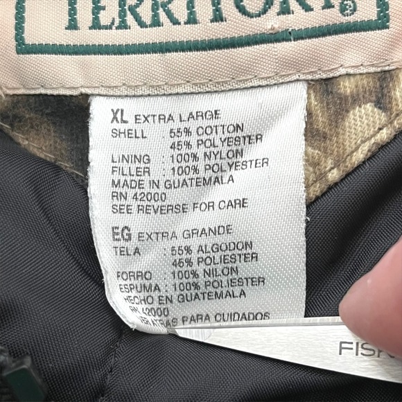 Northwest Territory Men's Hunting Bomber Jacket XL Camouflage‎ Insulated Snaps - Picture 4 of 16